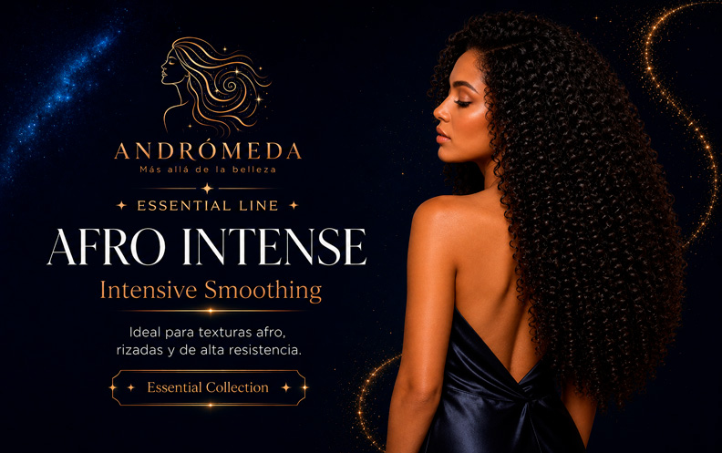 Textura afro trabajada con acabado suave tras el ritual Afro Intense